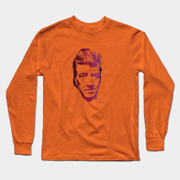 David Lynch in Colors Long Sleeve T-Shirt by burrotees